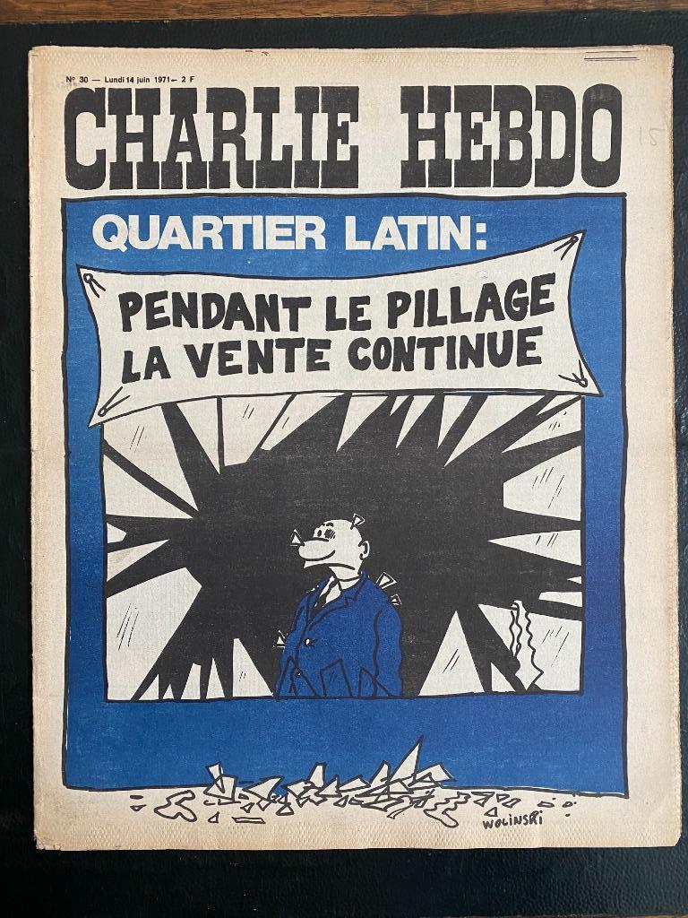 Charlie Hebdo 30 uit "1971", Verzenden, 1960 tot 1980, Tijdschrift