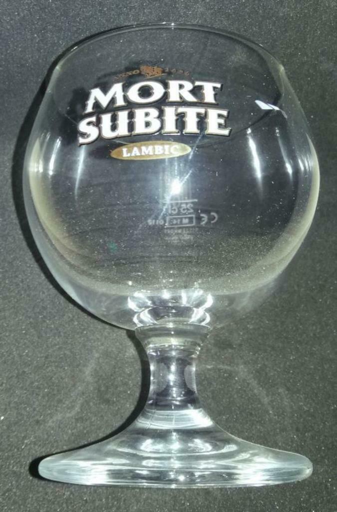 4 Verres à Bière  Mort Subite Gueuze, Collections, Enlèvement ou Envoi, Neuf, Verre à bière