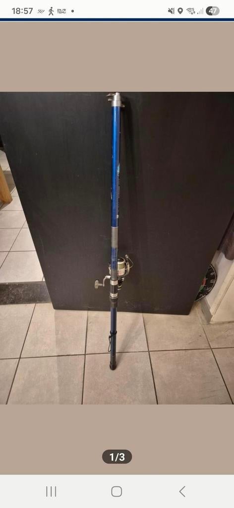 Hengel allround 420 cm, Watersport en Boten, Hengelsport | Algemeen, Ophalen, Molen