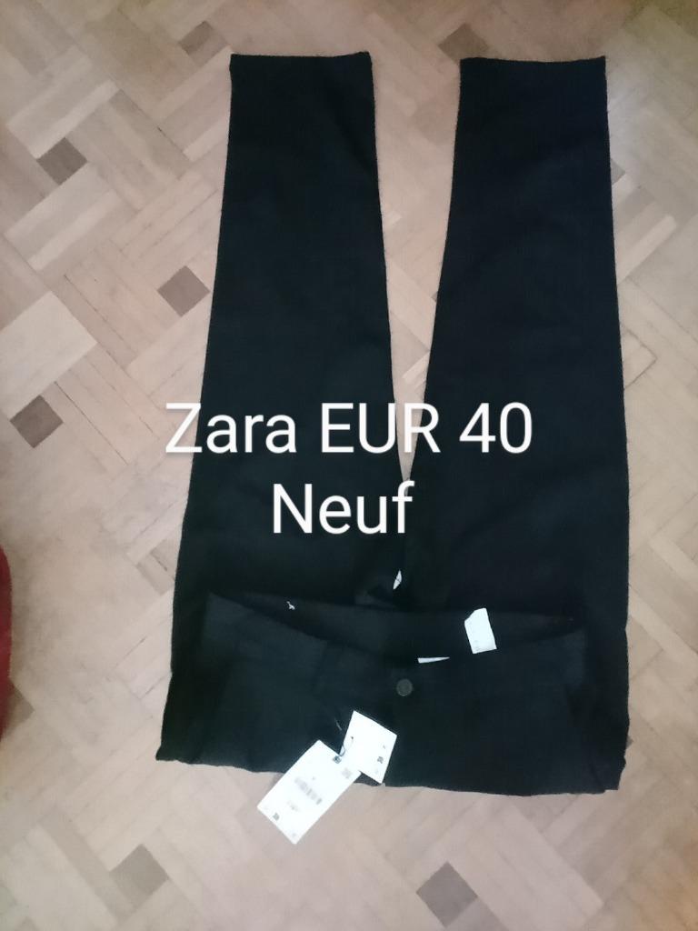 Pantalon femme noir Zara, Vêtements | Femmes, Enlèvement ou Envoi, Neuf, Taille 38/40 (M), Noir