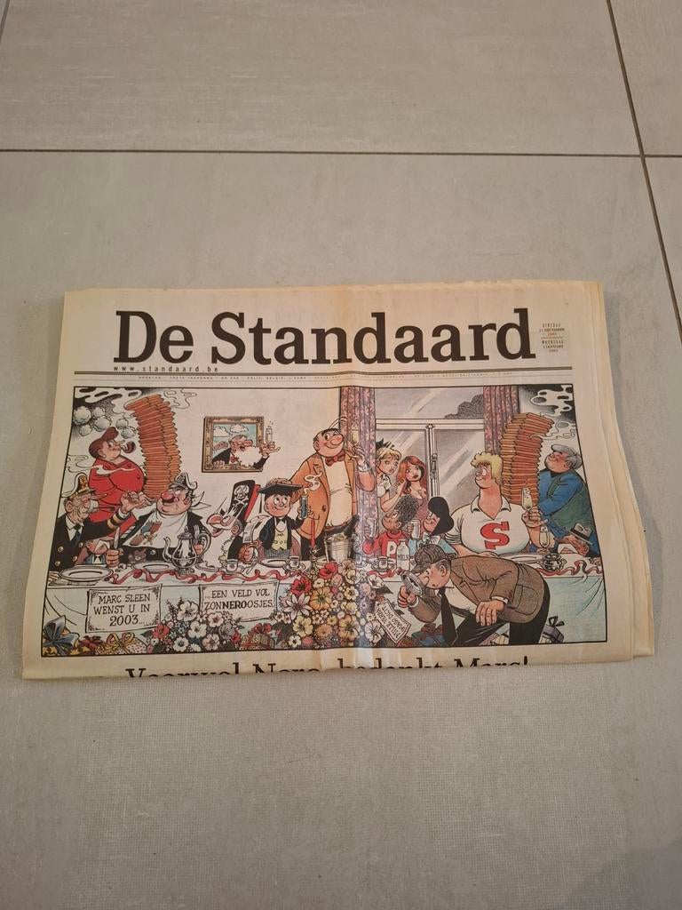 Krant De Standaard editie Nero 2002, Boeken, Stripverhalen, Ophalen of Verzenden