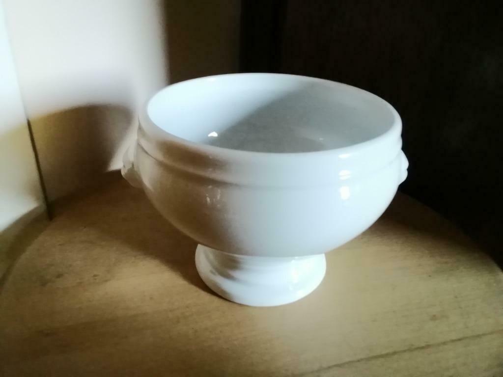 1 bol tête de lion blanc, Maison & Meubles, Enlèvement ou Envoi, Comme neuf