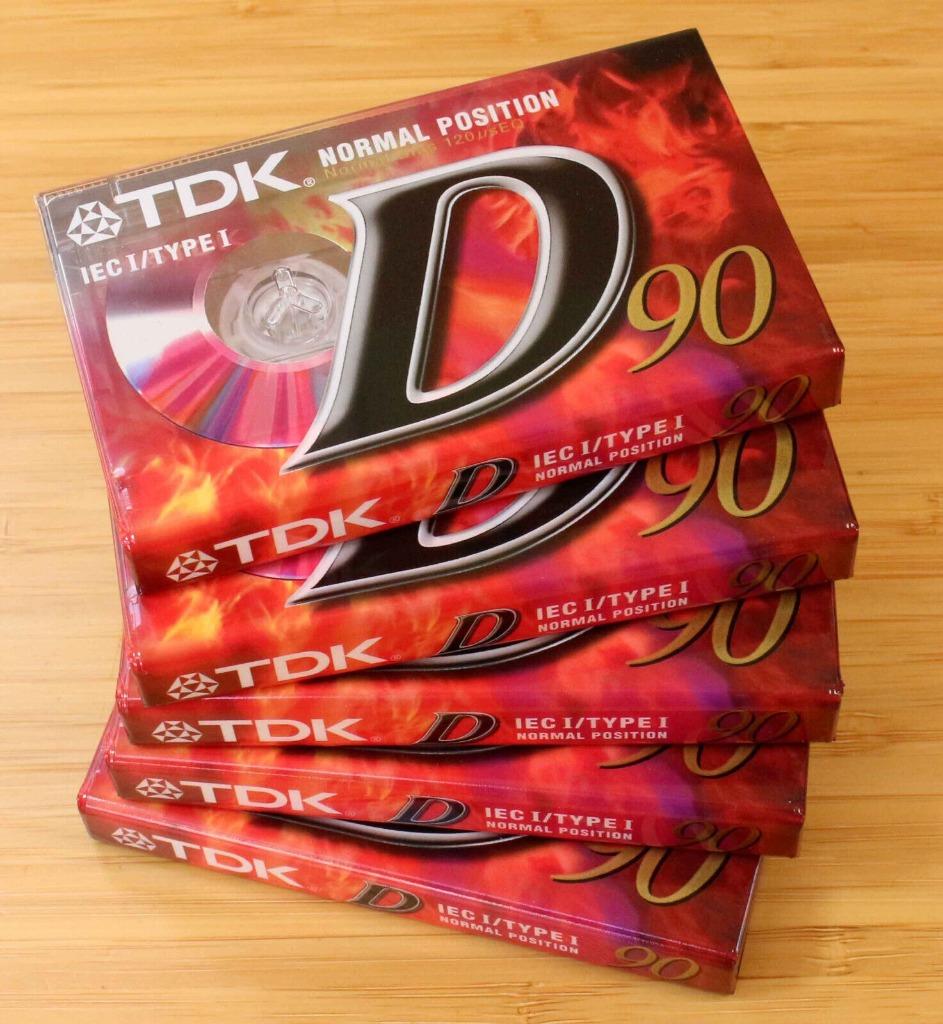 LOT 5x Cassettes Audio 90 TDK Japan D90 K7 NEUF sous CELLO, CD & DVD, Cassettes audio, Enlèvement ou Envoi, Neuf, dans son emballage