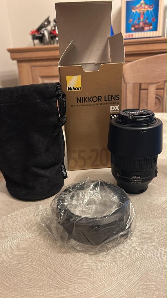 Nikon 55-200 objectief, Ophalen of Verzenden, Zo goed als nieuw, Nikon