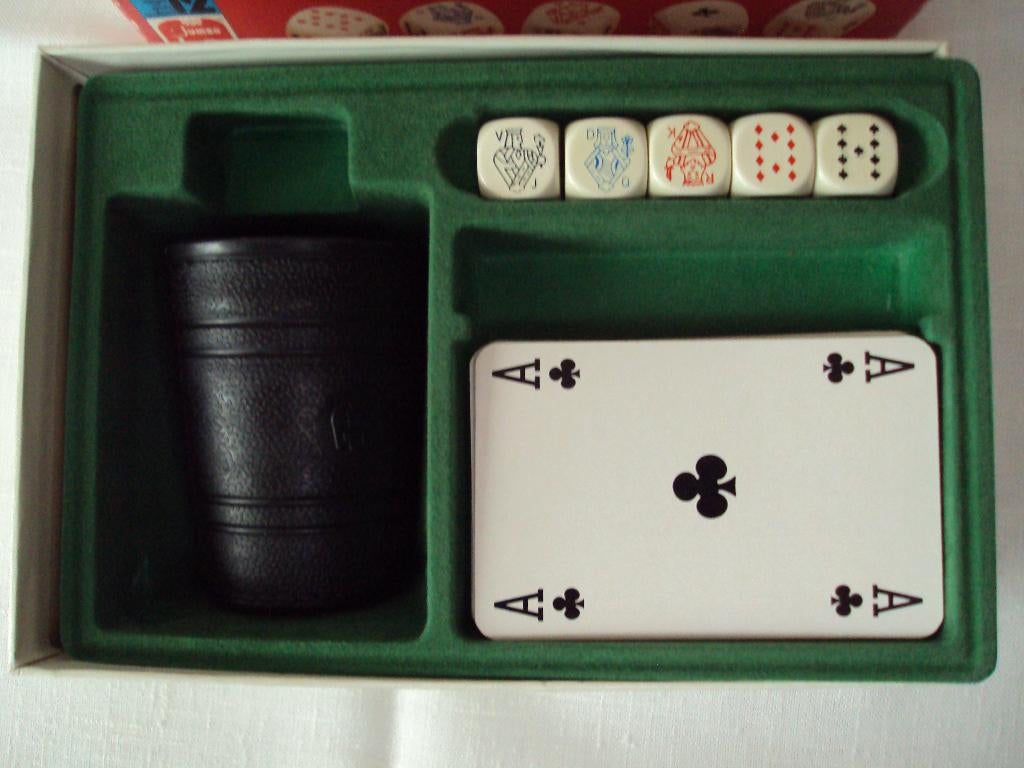 Vintage "Poker" Van Jumbo in prima staat !, Trois ou quatre joueurs, Enlèvement ou Envoi, Comme neuf, Jumbo
