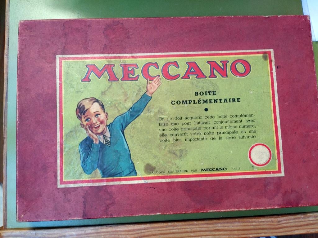 Oude doos Meccano, leeg, Enlèvement ou Envoi