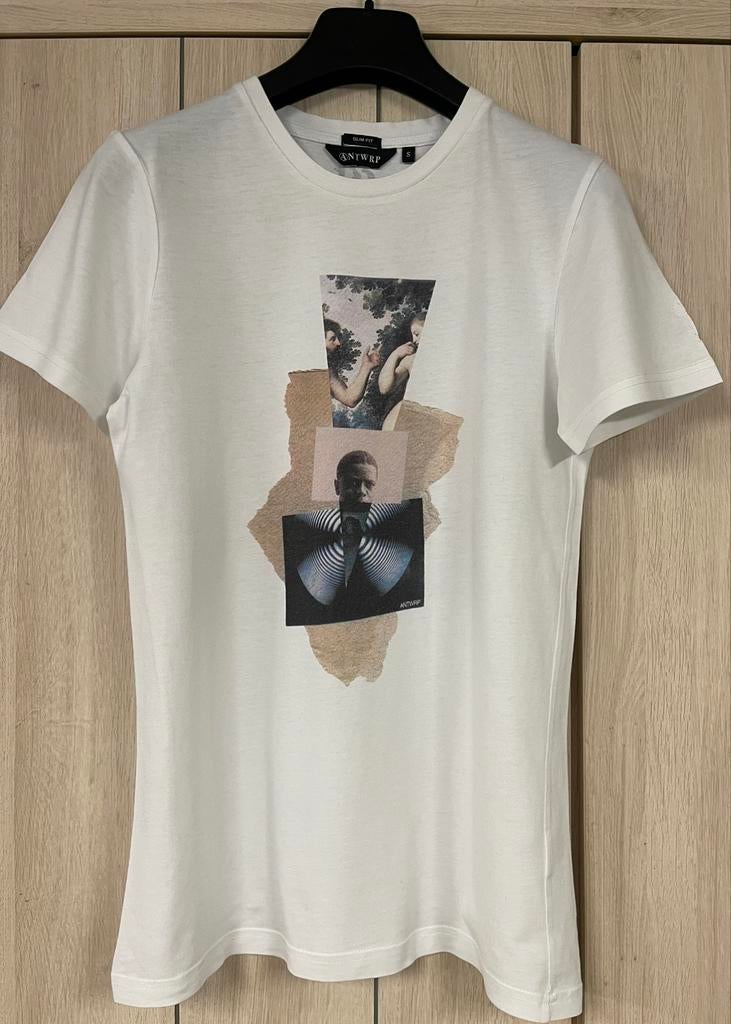 T-shirt : Antwrp : maat S slim fit, Wit, Ophalen of Verzenden, Zo goed als nieuw, Antwrp