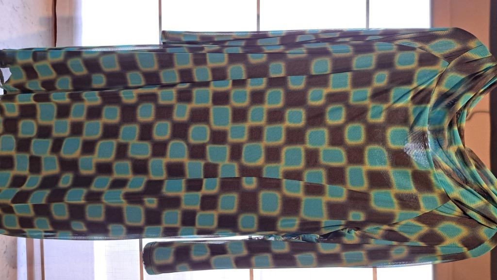 Kleed zwartgroen Wax M.46, Kleding | Dames, Zwart, Maat 46/48 (XL) of groter, Ophalen of Verzenden, Wax