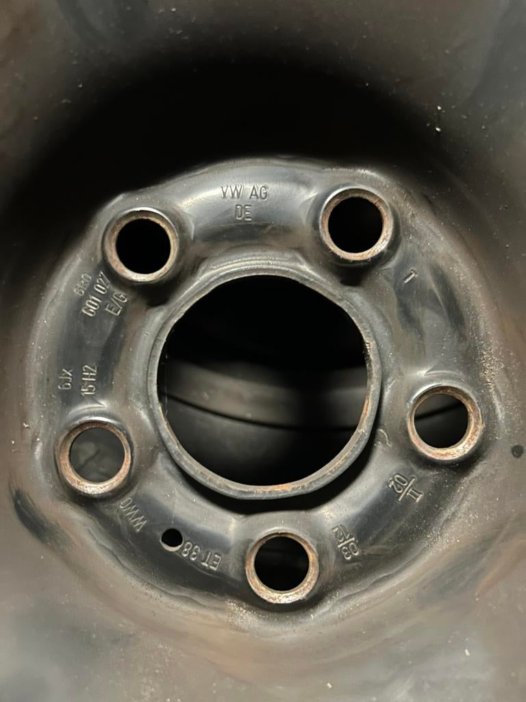 Metaalvelgen vw 15x6, Auto-onderdelen, Banden en Velgen, Ophalen, Velg(en)