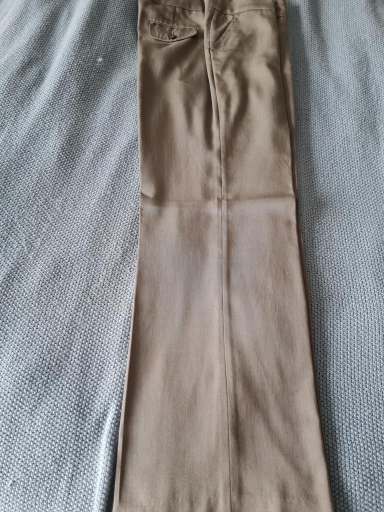 Xandres geklede broek maat 42 / kaki - zo goed als nieuw, Kleding | Dames, Broeken en Pantalons, Ophalen of Verzenden, Zo goed als nieuw
