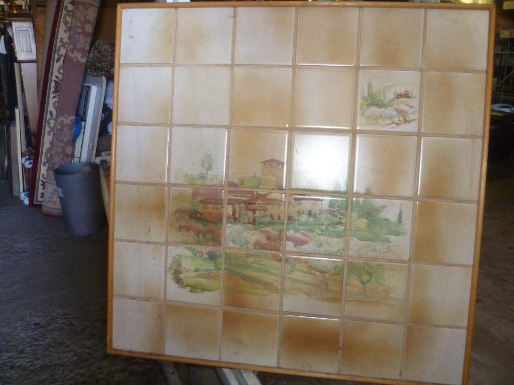 KADER MET TEGELS, Antiek en Kunst, Curiosa en Brocante, Ophalen