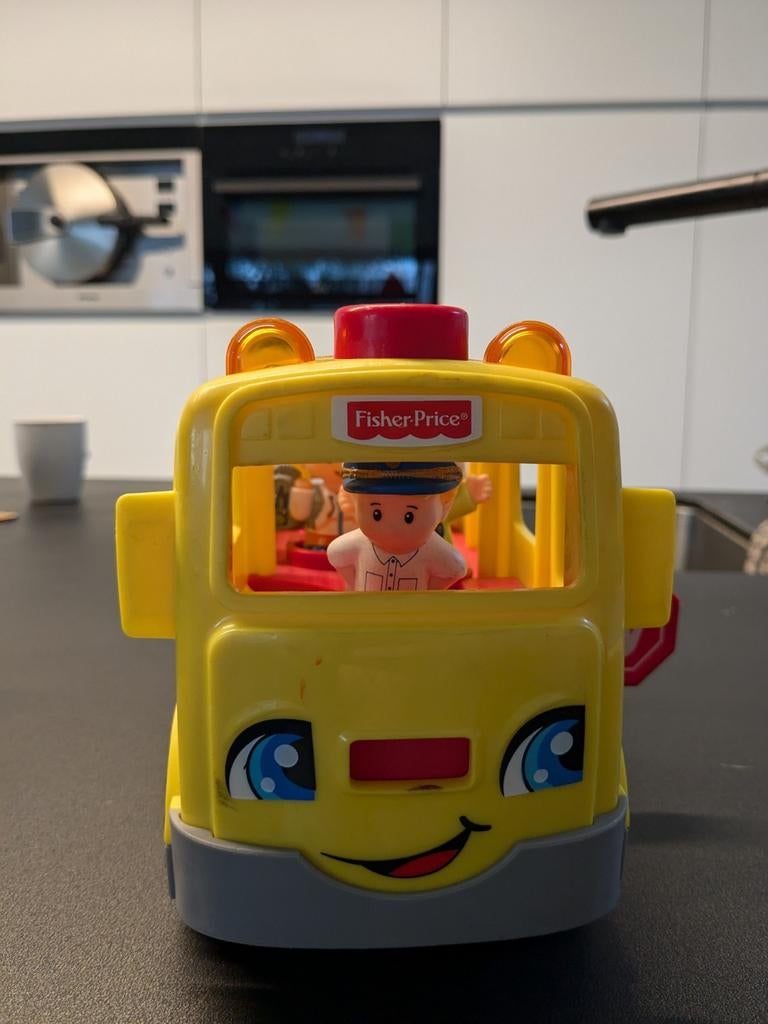 Fisher-Price Little People schoolbus met 3 passagiers, Enlèvement, Comme neuf