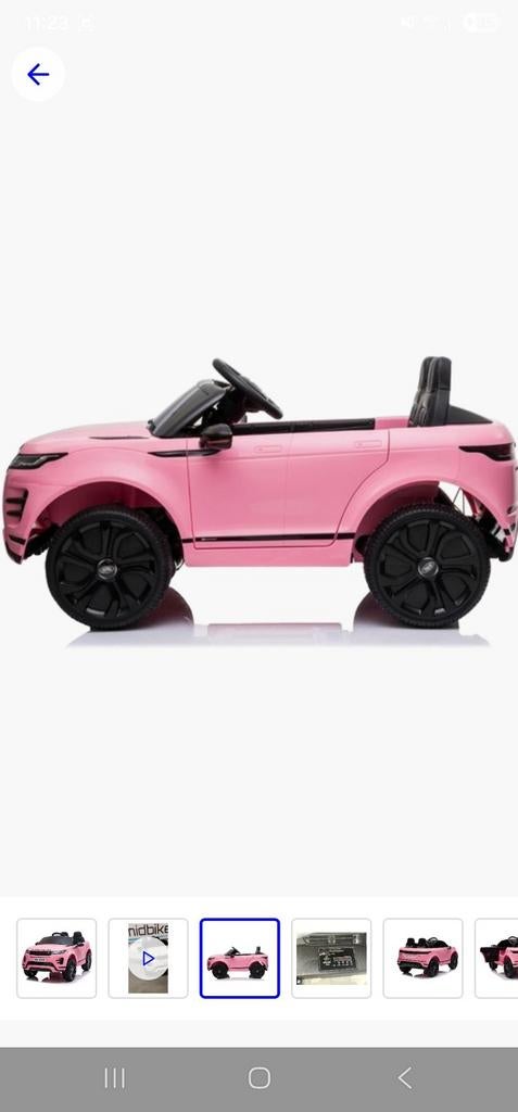 Kinderauto Range Rover, Enlèvement