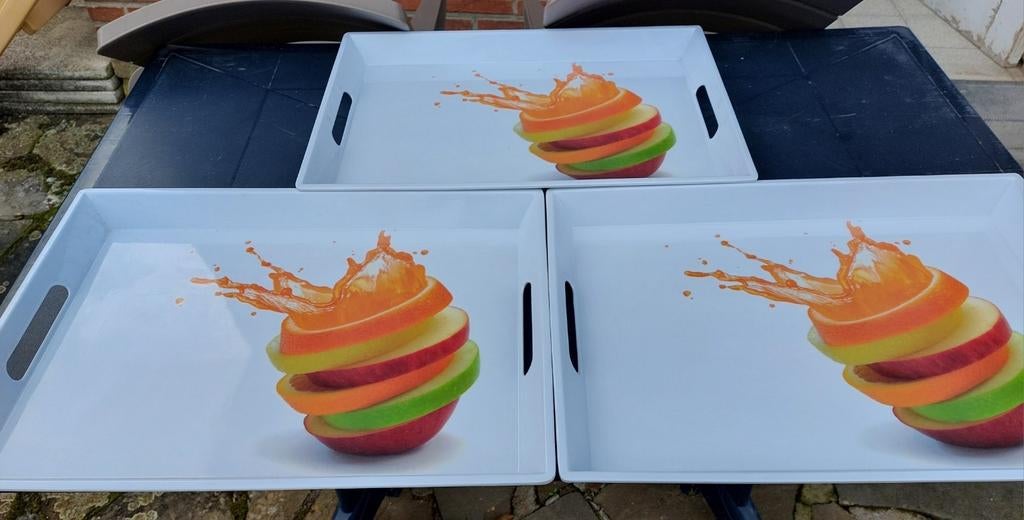 3 plateaux design frais, Enlèvement ou Envoi, Comme neuf