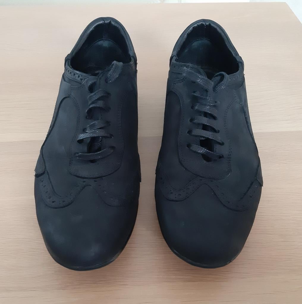 Sneakers Butch homme en cuir nubuck noir p.42, Ophalen of Verzenden, Zwart