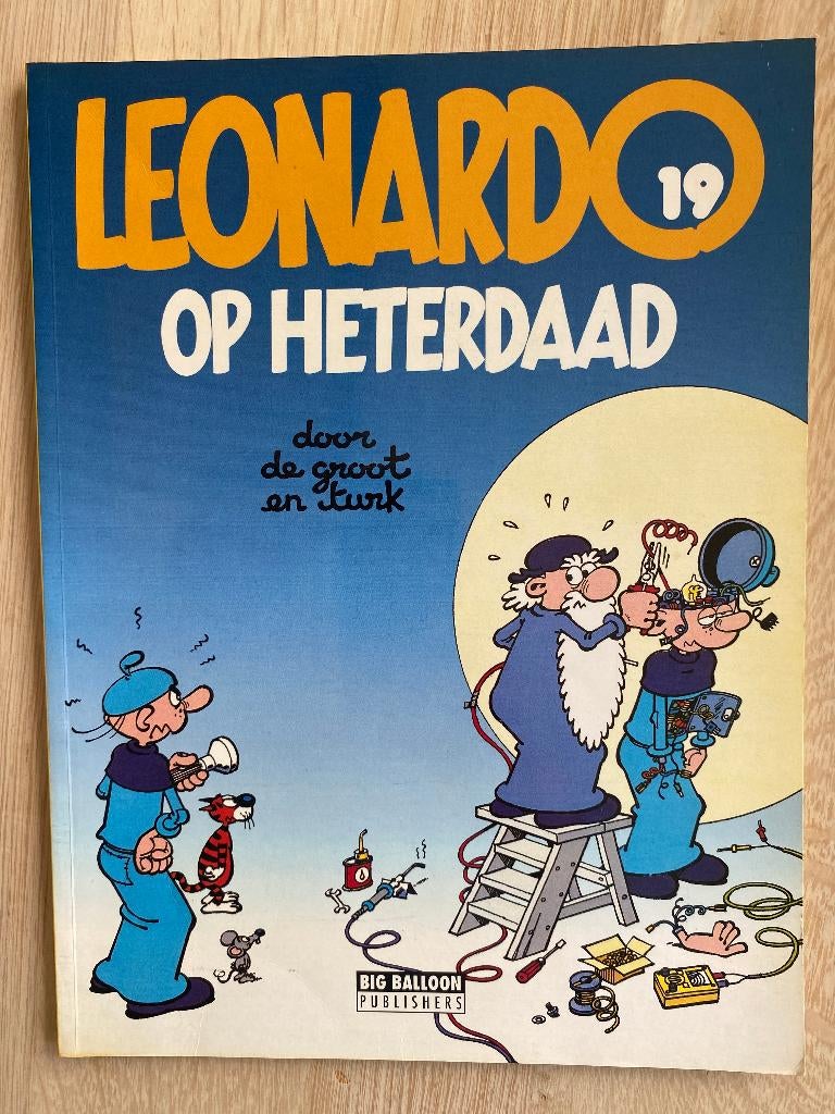 LEONARDO -  Op heterdaad, Eén stripboek, Zo goed als nieuw, Turk & Degroot, Ophalen of Verzenden