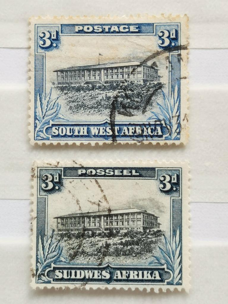 Suidwes / South Afrika 1931 - Bâtiment gouvernemental, Enlèvement ou Envoi, Affranchi