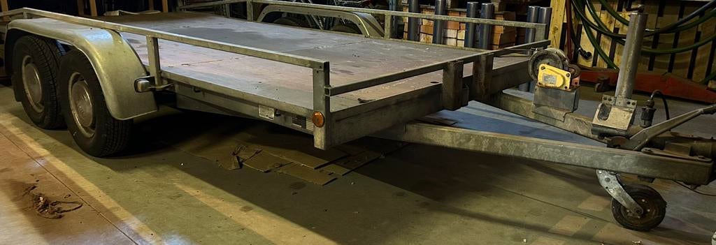 Ansems autotrailer, Ophalen, Gebruikt