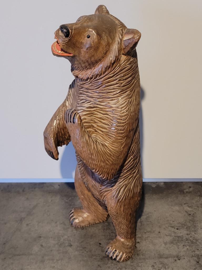 oude houten beer Brienz zwarte woud 30 cm, Antiek en Kunst, Ophalen of Verzenden