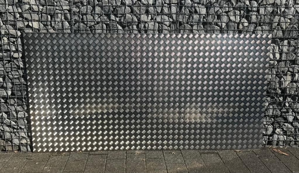 nouvelles plaques diamantées en aluminium 2000 x 1000 x 2,5/, Bricolage & Construction, Métaux, Enlèvement, Neuf, Aluminium