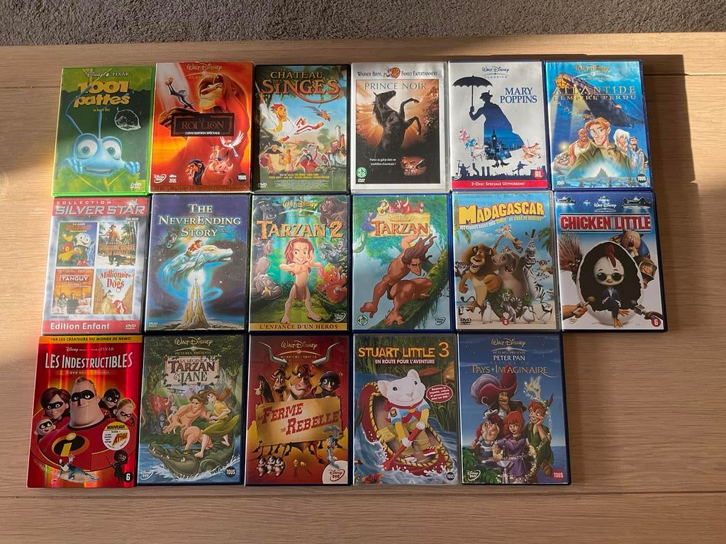 dvd disney originaux 5 + 1 gratuit gratis free, Tous les âges, Utilisé, Autres genres, Film