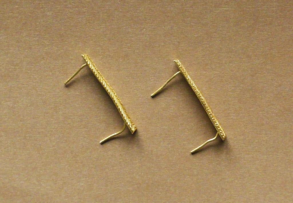 Barrettes officier supérieur pour képi belge du modèle 1935, Verzamelen, Verzenden, Landmacht, Embleem of Badge