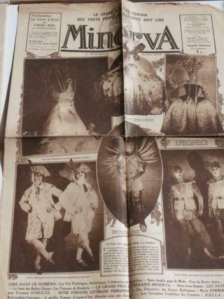 Minerva "Le grand illustré féminin", Enlèvement ou Envoi