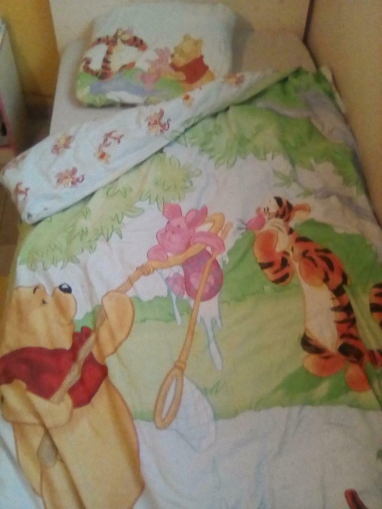 Bedovertrek Winnie the pooh, Ophalen of Verzenden, Zo goed als nieuw, Dekbedovertrek