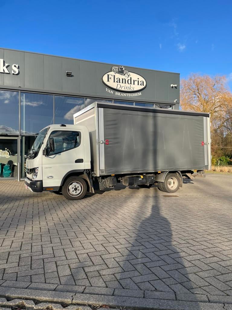 Mitsubishi Fuso Canter 3C15 3400 wit met grijs schuifzeil, Auto's, Wit, Grijs, Particulier, Te koop