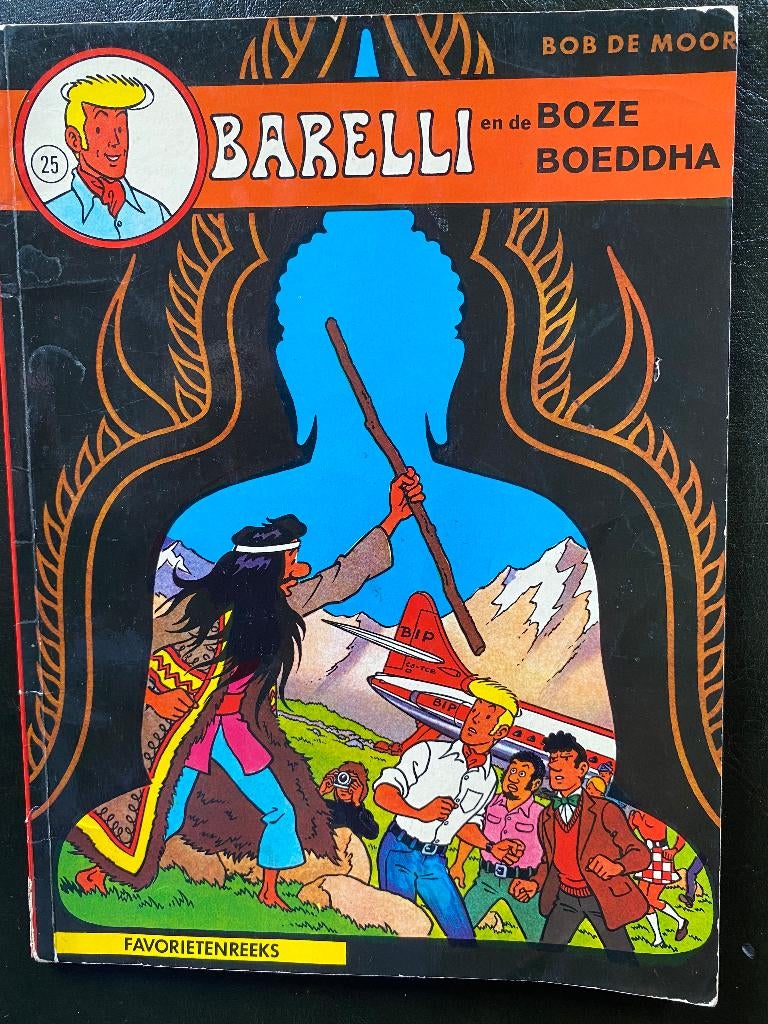 FAVORIETENREEKS -  Barelli en de boze Boeddha, Gelezen, Eén stripboek, Bob De Moor, Ophalen of Verzenden