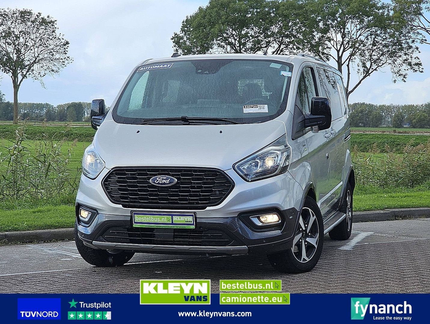 Ford TRANSIT CUSTOM 2.0 ECOB 170 SPORT AUT., Autos, Argent ou Gris, Entreprise, Diesel, Automatique