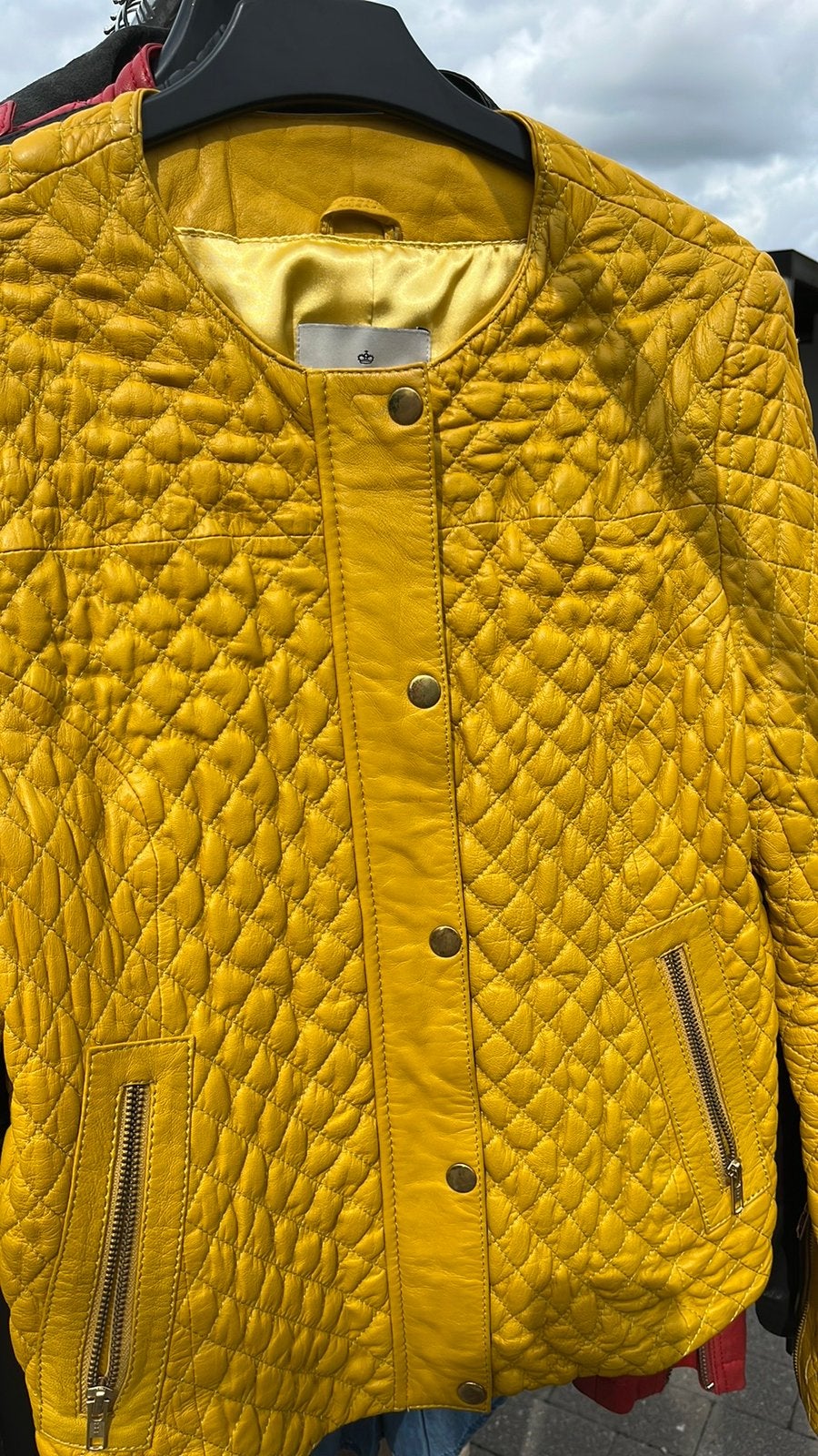 Lederen jacket van merk Essentiële Antwerp, Kleding | Dames, Ophalen of Verzenden, Gedragen, Maat 38/40 (M)