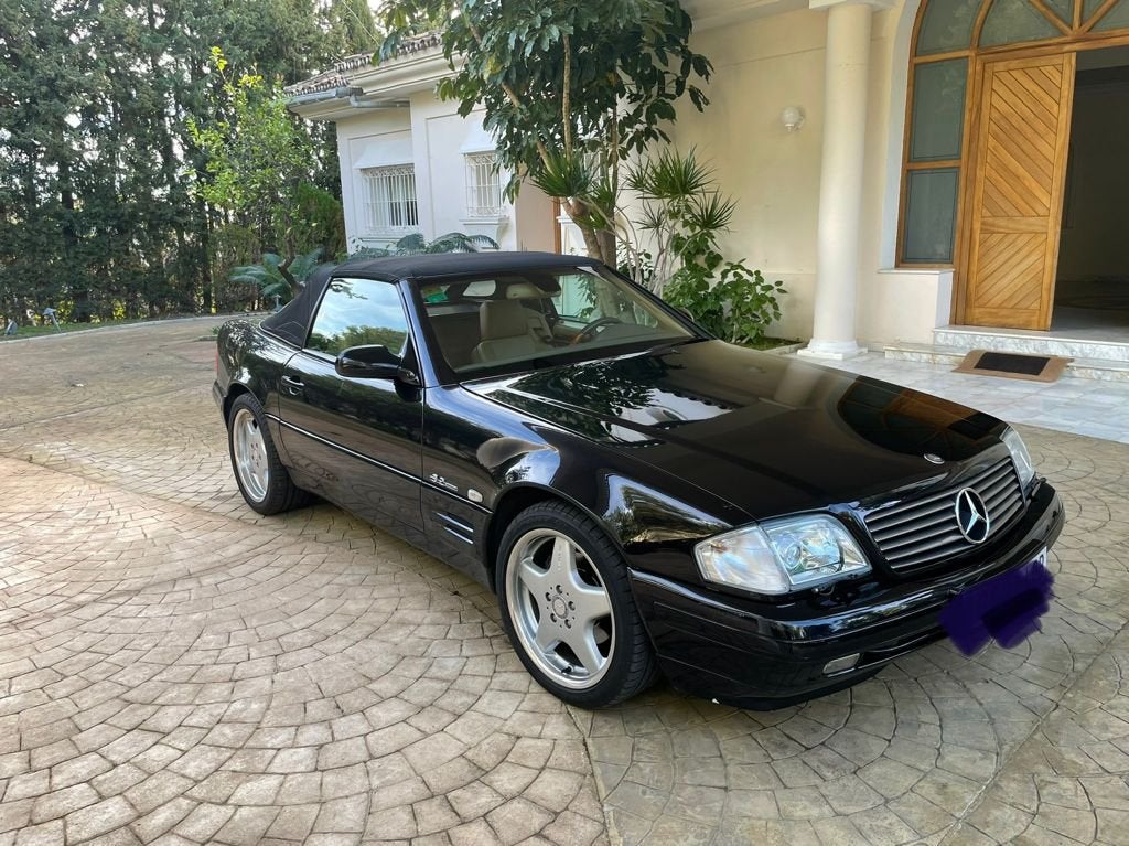 Mercedes sl 320 v6 bj2000, Autos, Achat, Cabriolet, 6 cylindres, Automatique