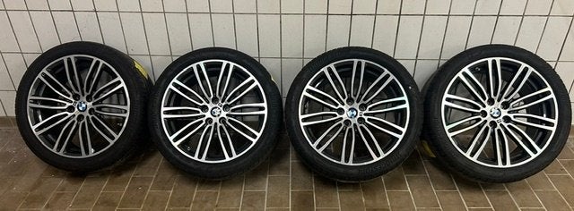 Originele BMW 19 inch M-sport velgen voor 5-reeks, Gebruikt, Velg(en), 275 mm, Personenwagen