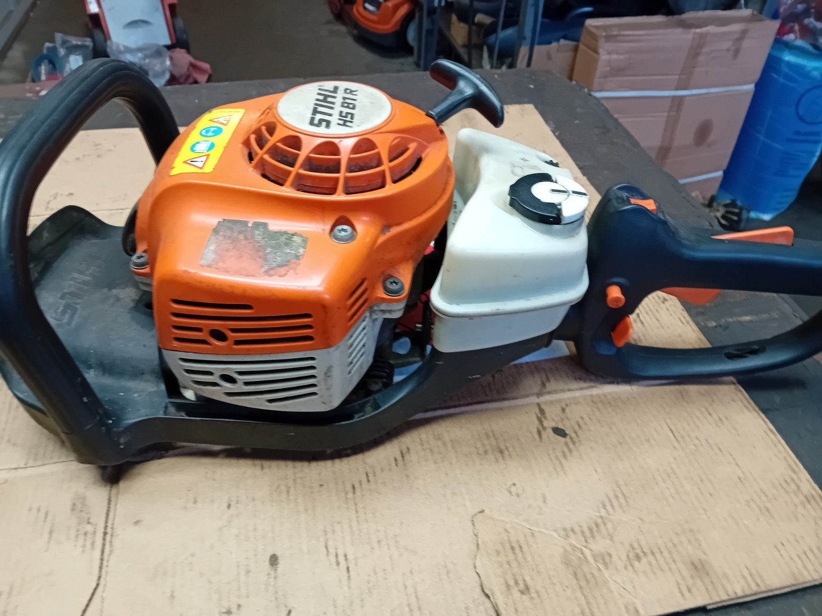 heggeschaar HS81R te koop, Ophalen