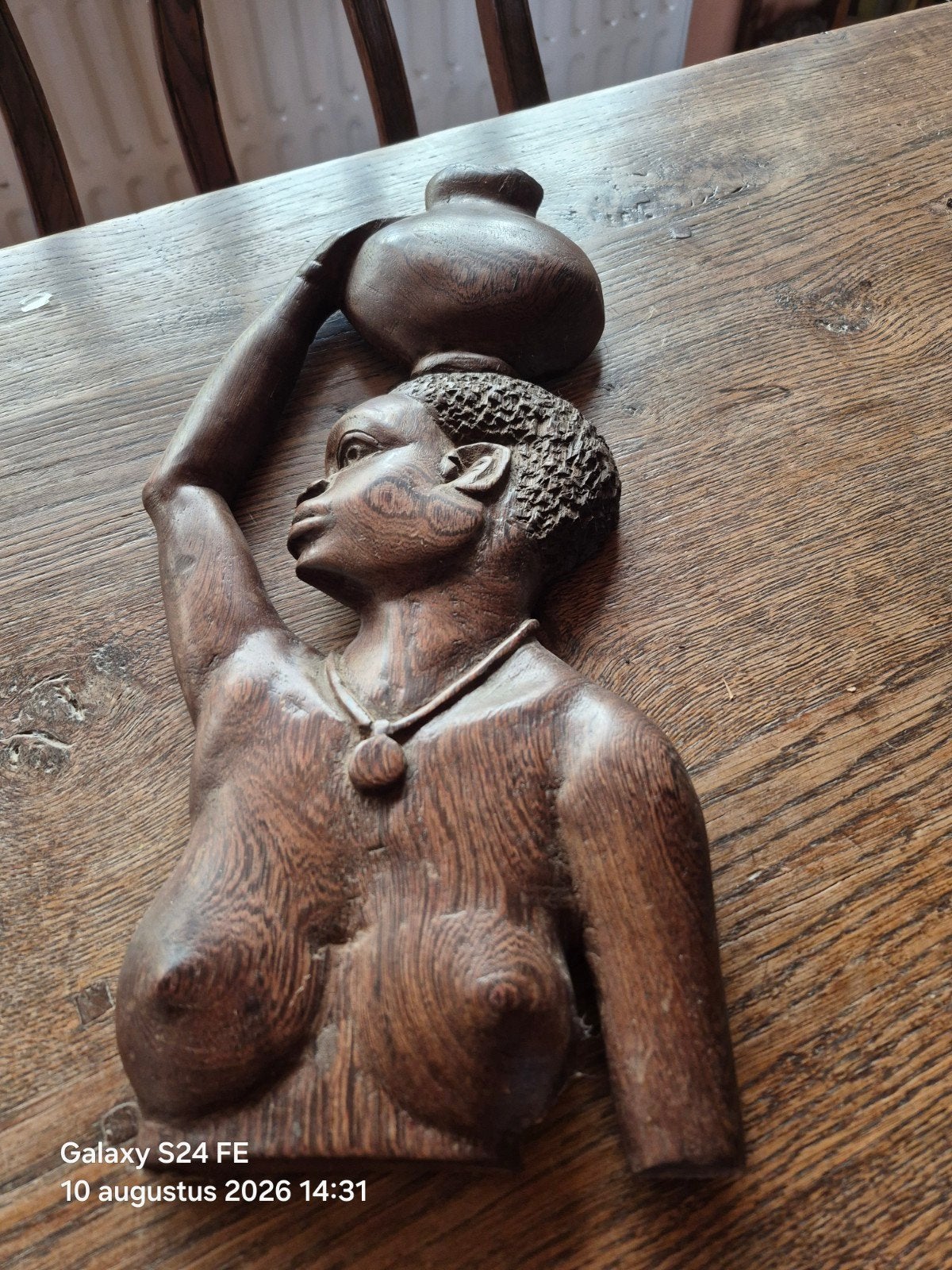 art africain, Enlèvement ou Envoi, Bois, Statue, Femme