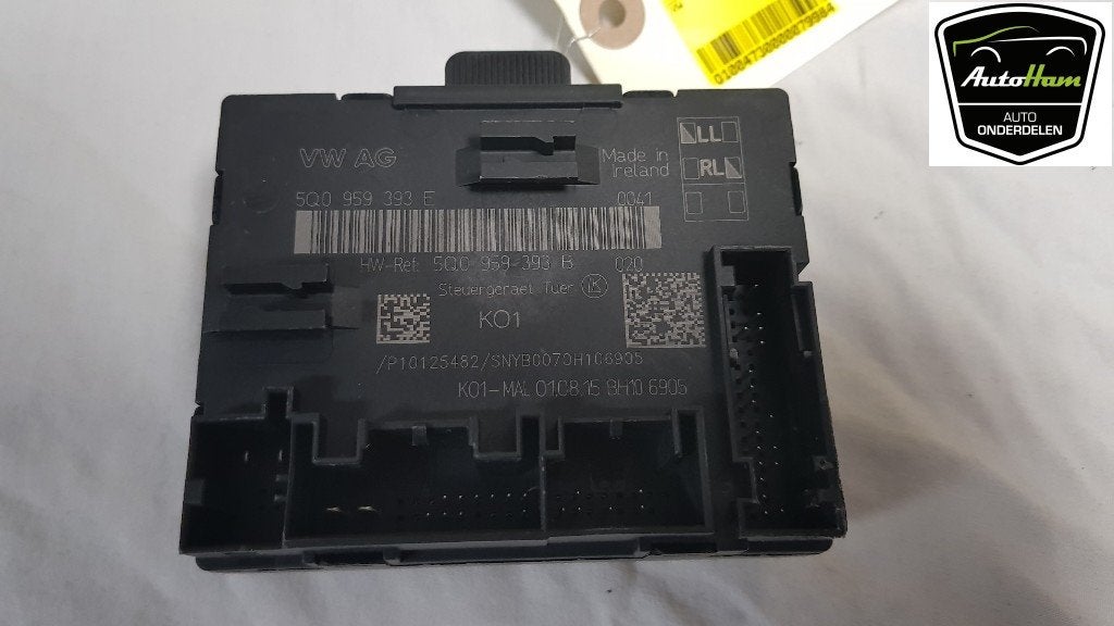 ORDINATEUR VEROUILLAGE CENTRALISE Audi A3 (8V1 / 8VK), Utilisé, Audi