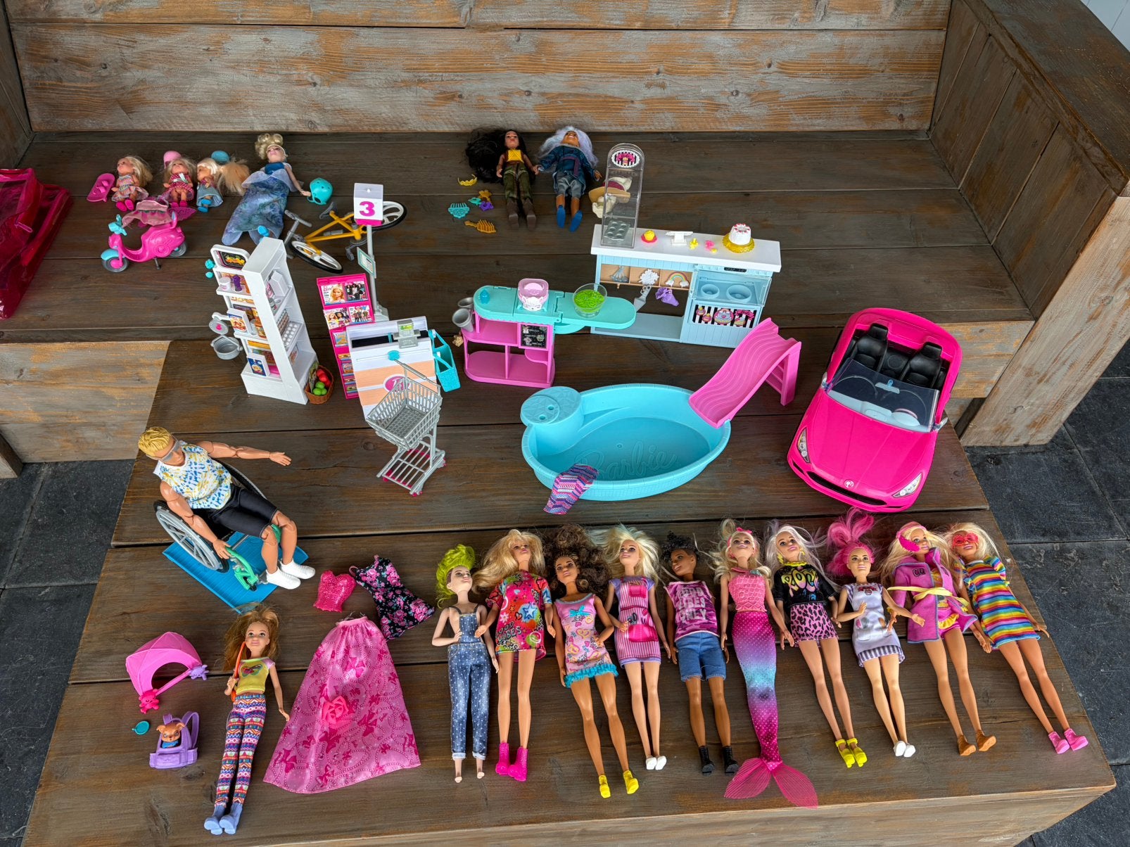 Lot Barbie, Enfants & Bébés, Enlèvement, Comme neuf, Barbie