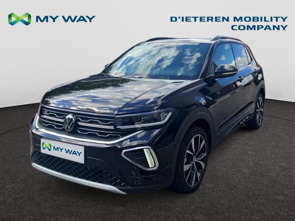 Volkswagen T-Cross T-Cross 1.0 TSI R-Line Business Premium O, Auto's, Volkswagen, Automaat, T-Cross, Zwart, SUV of Terreinwagen