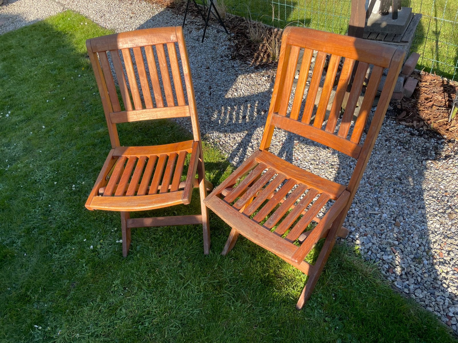 chaises en teck, Enlèvement, Bois
