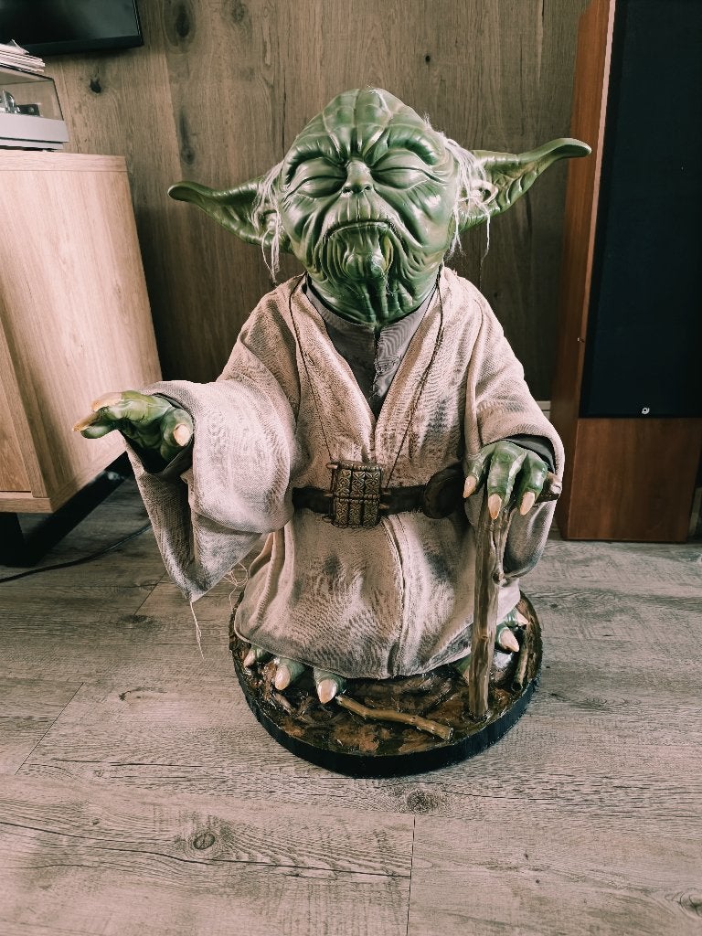 Statue de Maître Yoda life size échelle 1/1, Verzamelen, Star Wars, Ophalen, Nieuw, Replica