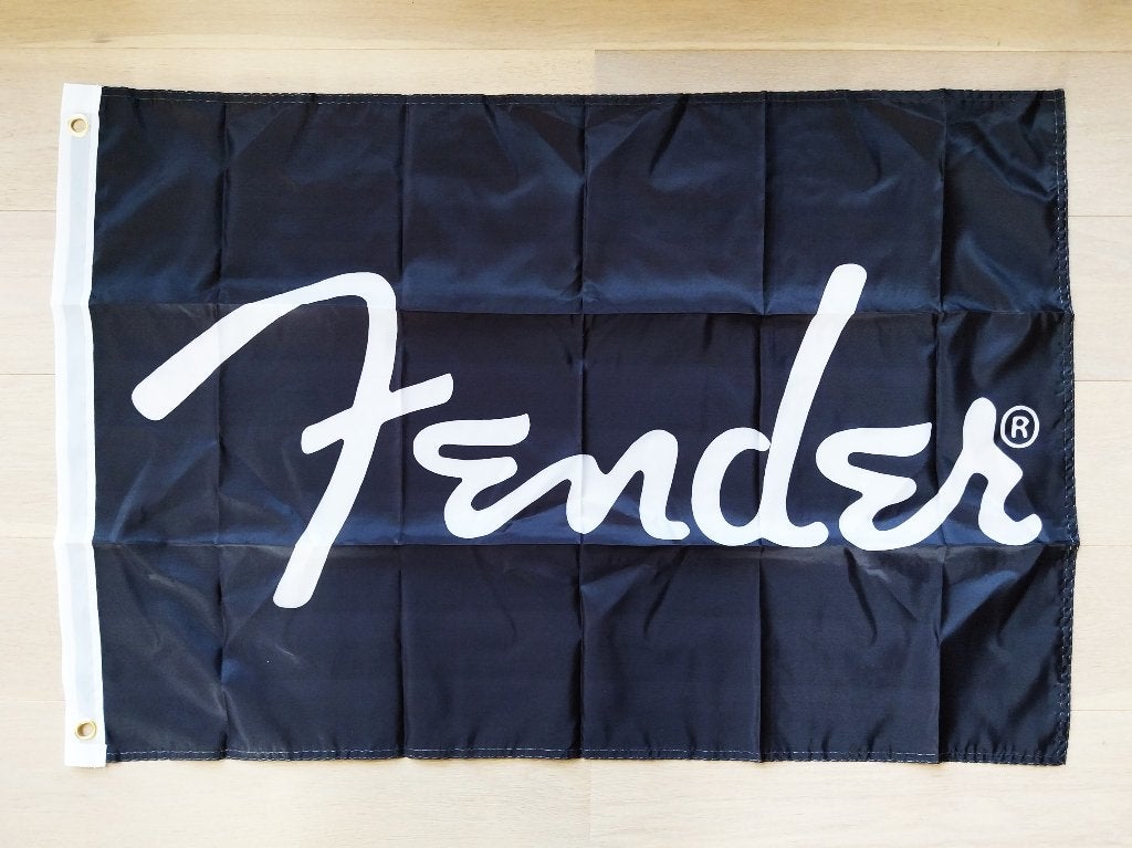 Drapeau promotionnel Fender - 90 cm x 60 cm - Drapeau Fender, Musique & Instruments, Instruments | Accessoires, Enlèvement ou Envoi