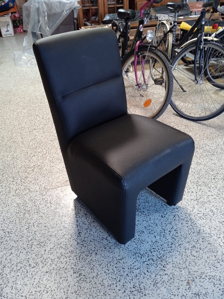 eigentijdse designstoel, Ophalen, Kunststof, Zwart, Nieuw