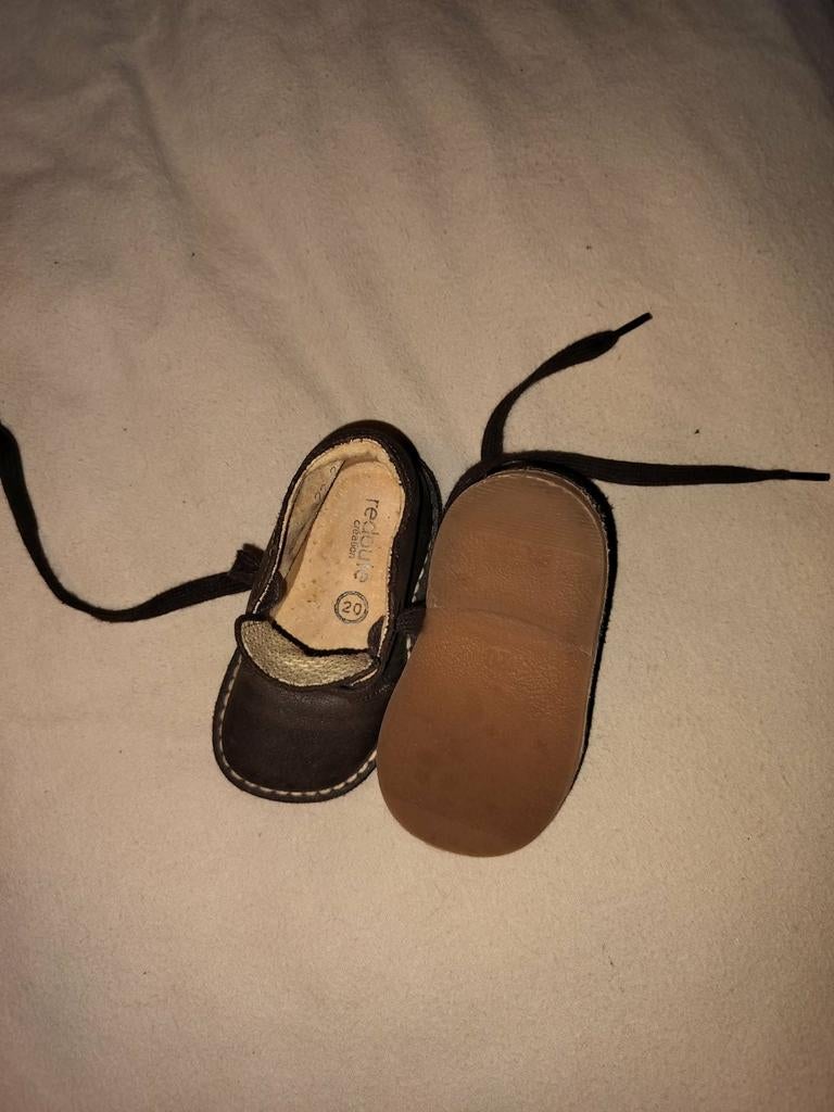 Bottines brune garçon, taille 20, peu portée,, Ophalen, Jongetje, Laarsjes