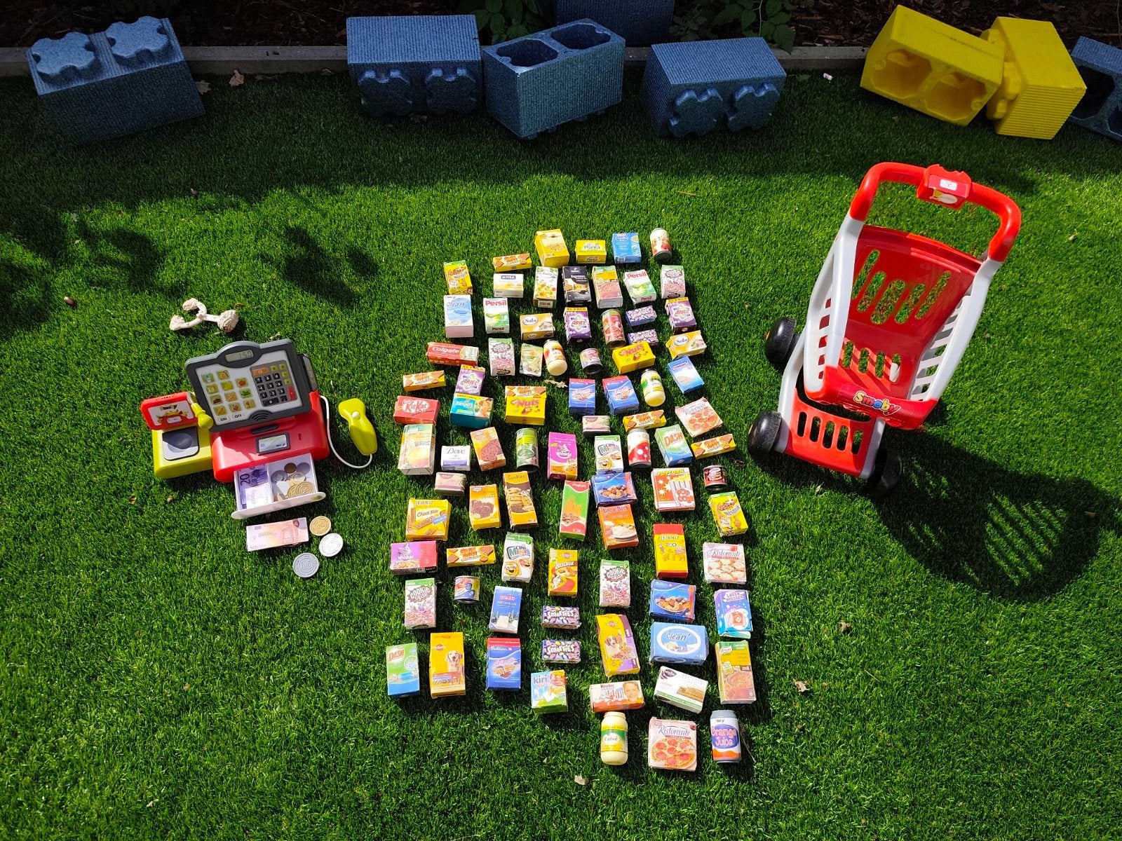 Lot Dinette / Marchande – Épicerie Miniature (84 pièces), Enfants & Bébés, Enlèvement, Utilisé, Plastique, Accessoires de cuisine de jeu