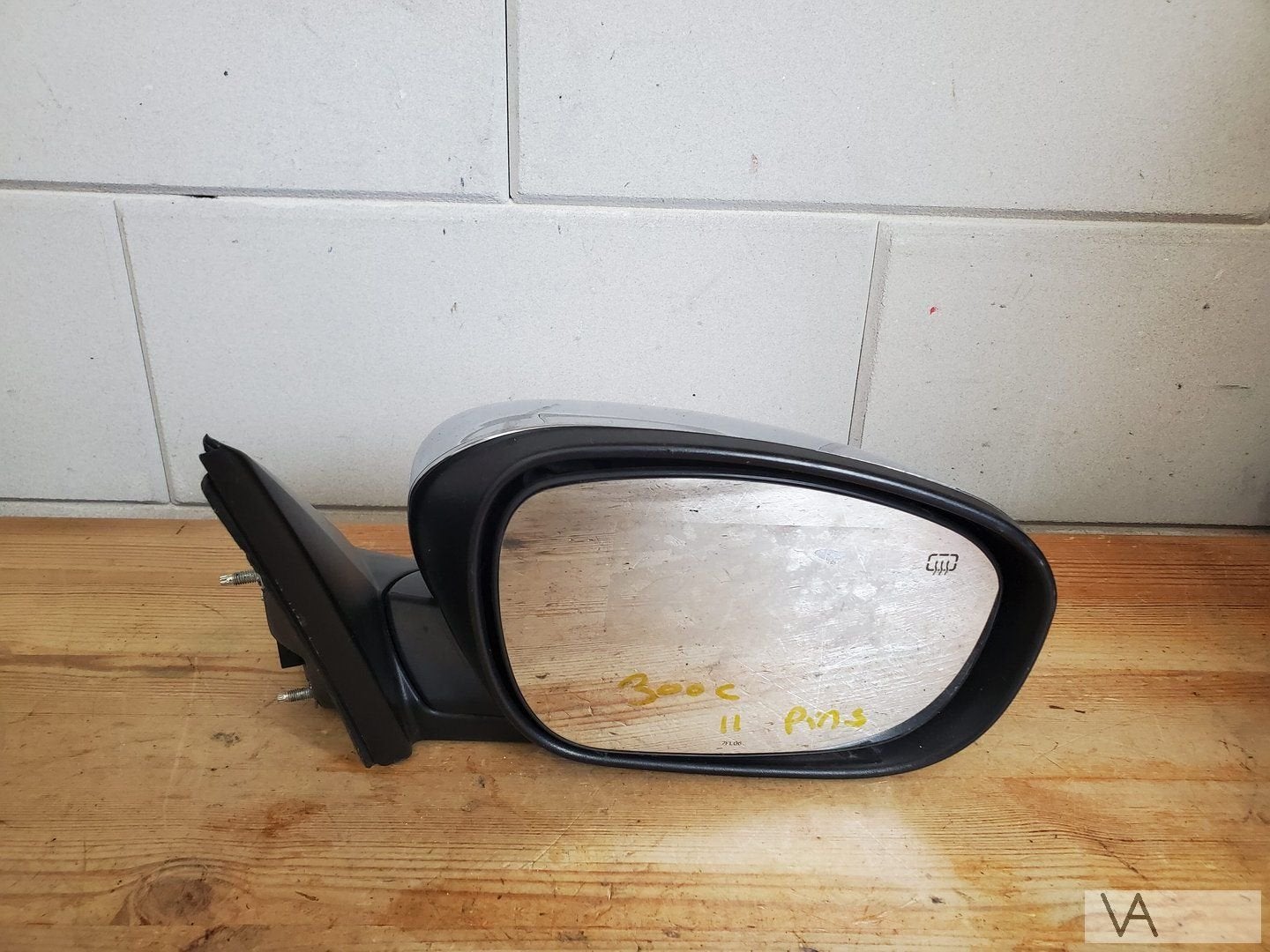 Chrysler 300c 2005 - 2010 spiegel chroom rechts 11 draden, Gebruikt, -, Ophalen of Verzenden, -