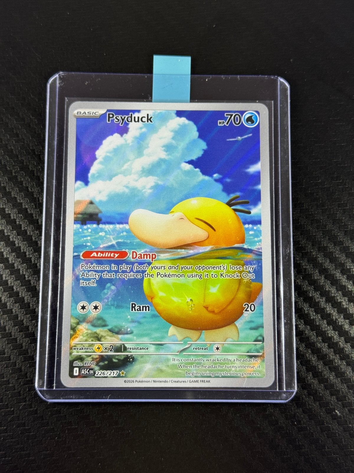 Psyduck | Eau | Holo | Illustration rare | 2026 | #226 /217, Envoi, Comme neuf