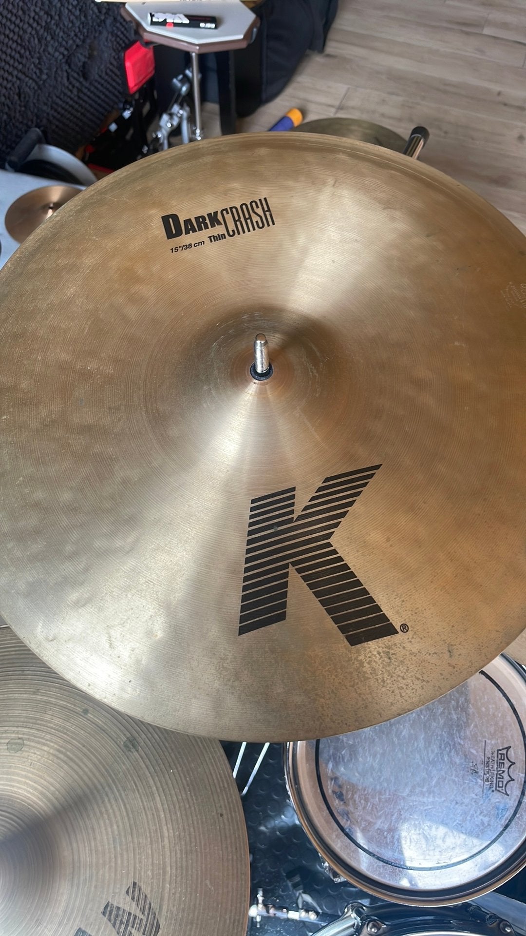 K custom 15” crash zildjian, Enlèvement, Comme neuf