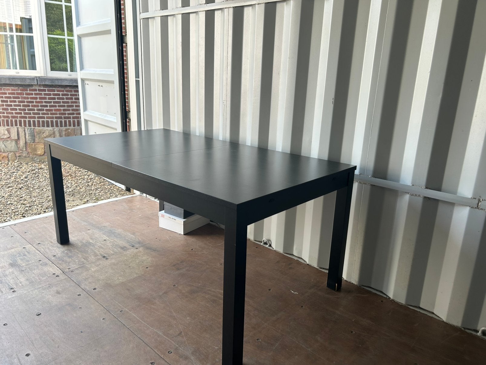 Uitschuifbare tafel 175 (260) x 95, Huis en Inrichting, Ophalen, Gebruikt, 200 cm of meer, 50 tot 100 cm