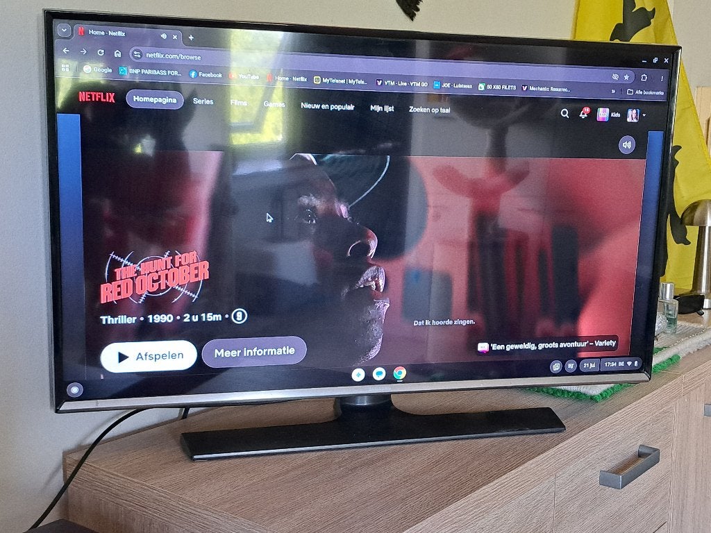 SAMSUNG TV 32 inch te koop, Audio, Tv en Foto, Televisies, Ophalen, LED, Zo goed als nieuw, 100 Hz